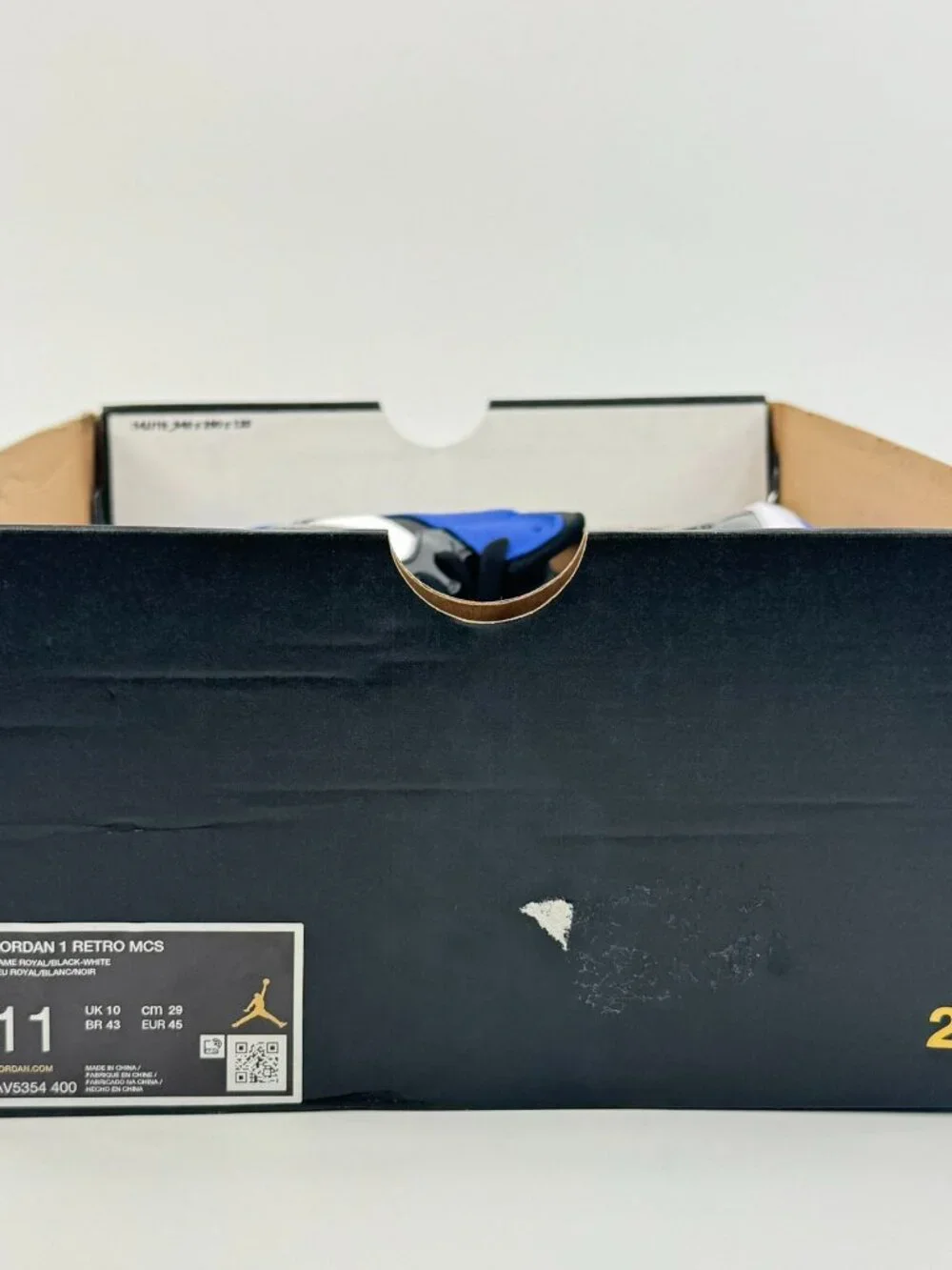 Jordan 1 Retro MCS 'Patent Royal Toe' AV5354-400 Baseball Multi Size